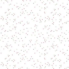 1/2 Yard Fabric - Blossom  Santa Claus White by Riley Blake  C730-SANTACLAUS