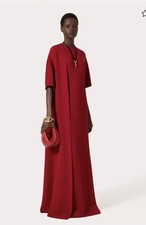 Valentino Red Long Silk Maxi dress- BNWT- 44IT