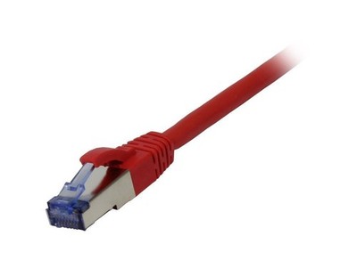 Patchkabel RJ45, CAT6A 500Mhz, 1.0m, rot, S-STP(S/FTP), AWG26, LSZH