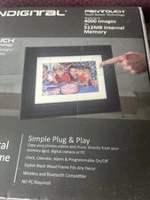 New In Box Pandigital 7" LCD Digital Photo Frame With Touch Sensor Technology