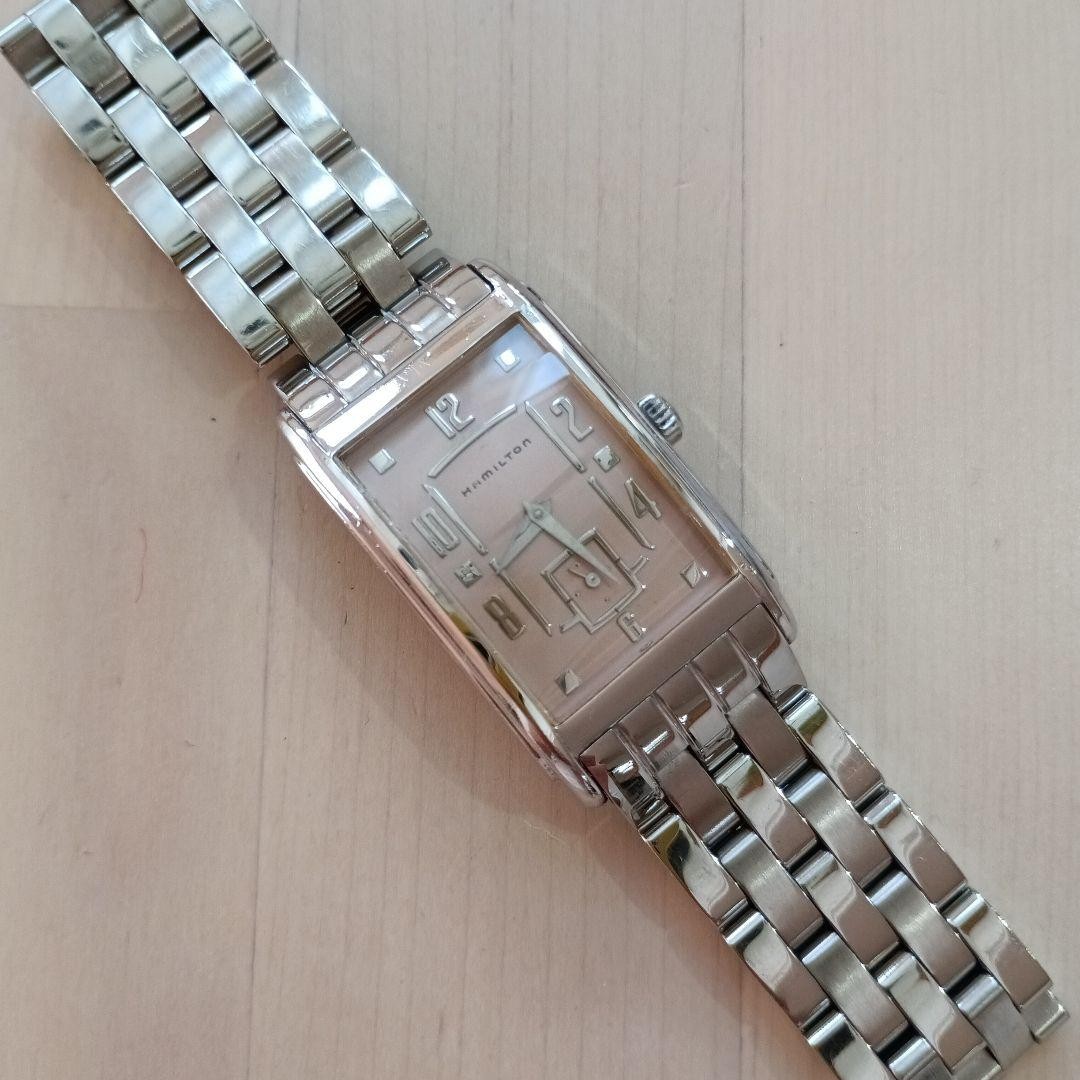Hamilton Women watch rectangular case stainless s… - image 14