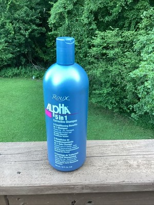 Roux Alpha 5 In 1 Corrective Shampoo Dry Damaged Hair Chemically Treated 32 oz