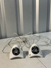 JBL Creature Satellite Speakers Pair White OEM Left & Right Tested Works