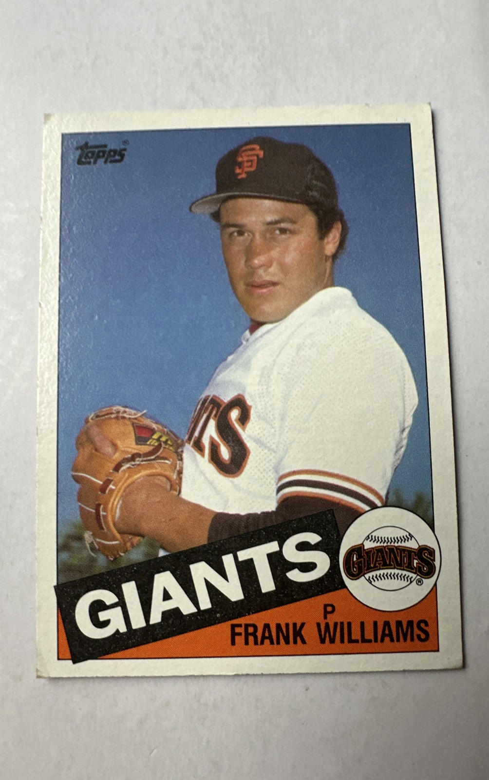 1985 Topps - Frank Williams #487