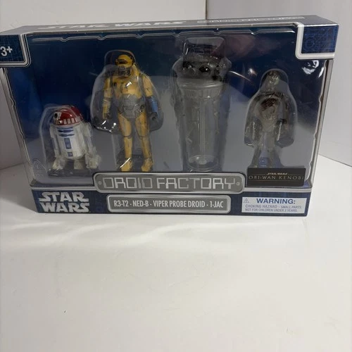 Disney Star Wars Droid Factory Depot Obi-Wan Kenobi Droid Set R3-T2 NED-B 1-JAC