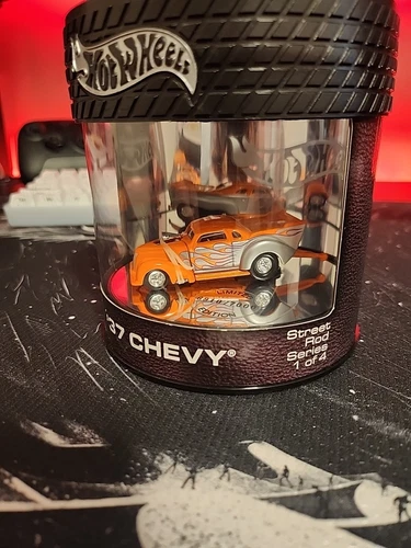 2004- Hot  Wheels Oil Can Series '37 Chevy 1/4 Street Rod Series 1 Of 4 VNTG