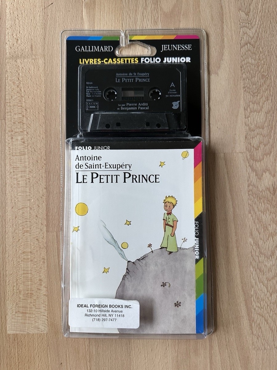 Le Petit Prince Cassette Tape Book French Antoine de Saint Exupery