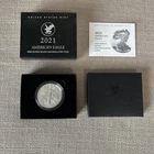 2021 ASE Uncirculated  Type 2 One Troy Ounce Silver Uncirculated Coin (W) 21EGN