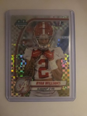 2024 Bowman University Chrome Ryan Williams X-Fractor #53 Alabama