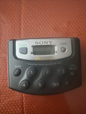 Sony Walkman SRF-M37V Portable AM/FM Weather Band Radio With Belt Clip Working