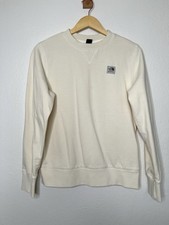 The North Face Women's Heritage Patch Crew Sweatshirt in White Dune Size Small