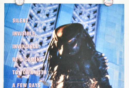 Predator 2 II Original 1990 Australian cinema daybill movie poster - Picture 3 of 5