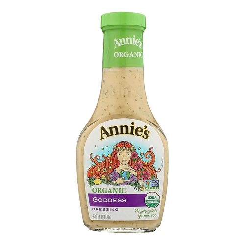 Annie'S Naturals Organic Dressing Goddess - Case of 6 - 8 Fl Oz.