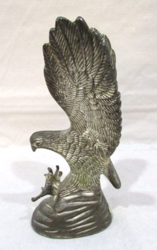 Hampshire Silverplated Eagle Sculpture Paper Weight 5" - Picture 5 of 6