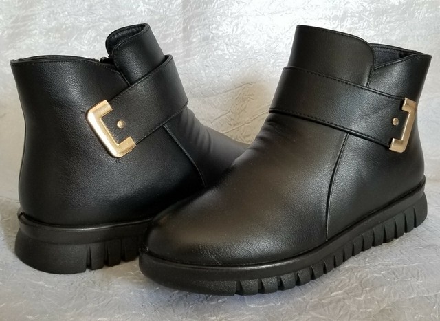 rieker fur lined ankle boots