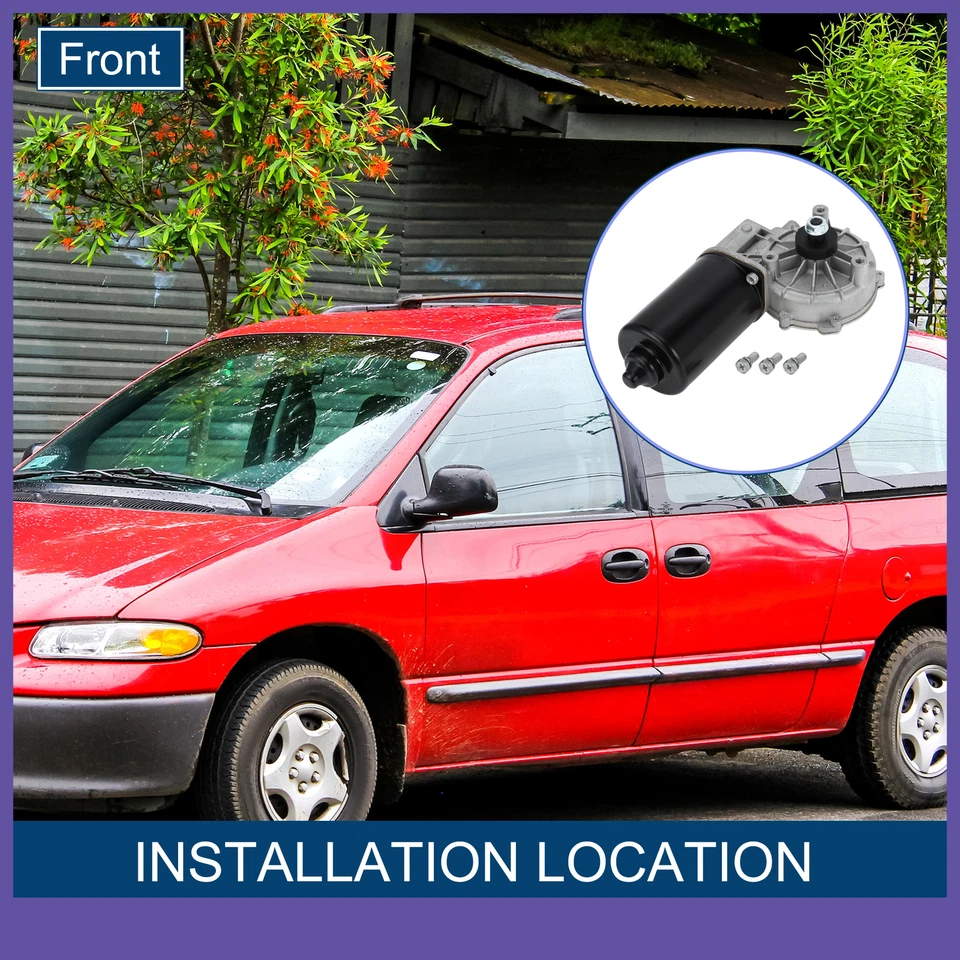 Motor limpiaparabrisas delantero personalizado único para Chrysler Town & Country 1996-2000 Foto 2 de 4