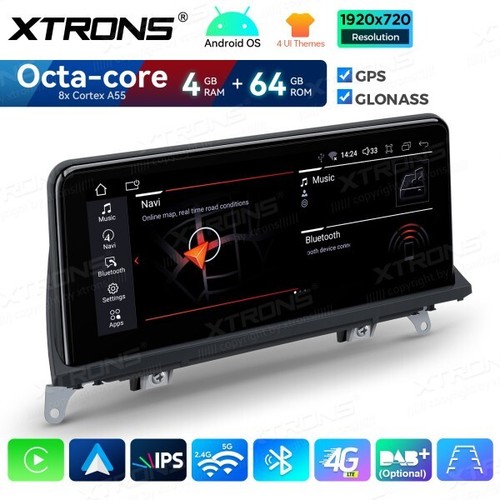 XTRONS QDB10X5CC AUTORADIO GPS BMW X5 E70 X6 E71 Android 14 WIFI 4G CCC CARPLAY - Imagen 10 de 13