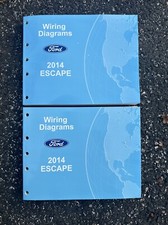 2014 Ford Escape Electrical Wiring Diagrams Manual Original Schematics Book