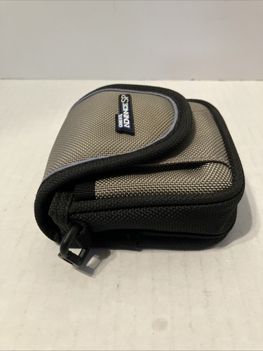 Gameboy Advance SP Travel Pouch Case Gray Black - Picture 2 of 8