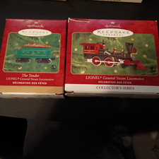Hallmark Keepsake Ornament Lionel GENERAL STEAM LOCOMOTIVE & TENDER