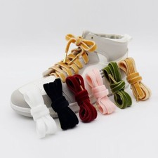 Double Suede Lace Shoelaces - Athletic Flat Shoe Laces Footwear Accessory 1pair