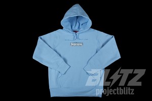 light blue supreme sweatshirt
