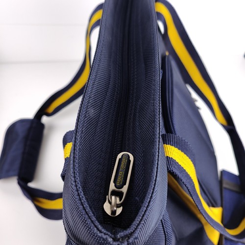 Polo Sport Ralph Lauren Tote Style Cabin Bag - Blue/Yellow - Vintage Y2K - Foto 4 di 7