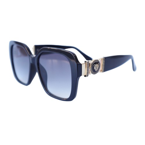 Liz Claiborne VTG Sunglasses Frames Oversize Wrap Black  display picture 2