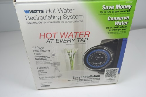 Sistema di ricircolo acqua calda WATTS con timer integrato 500800 spedizione gratuita - Foto 8 di 9