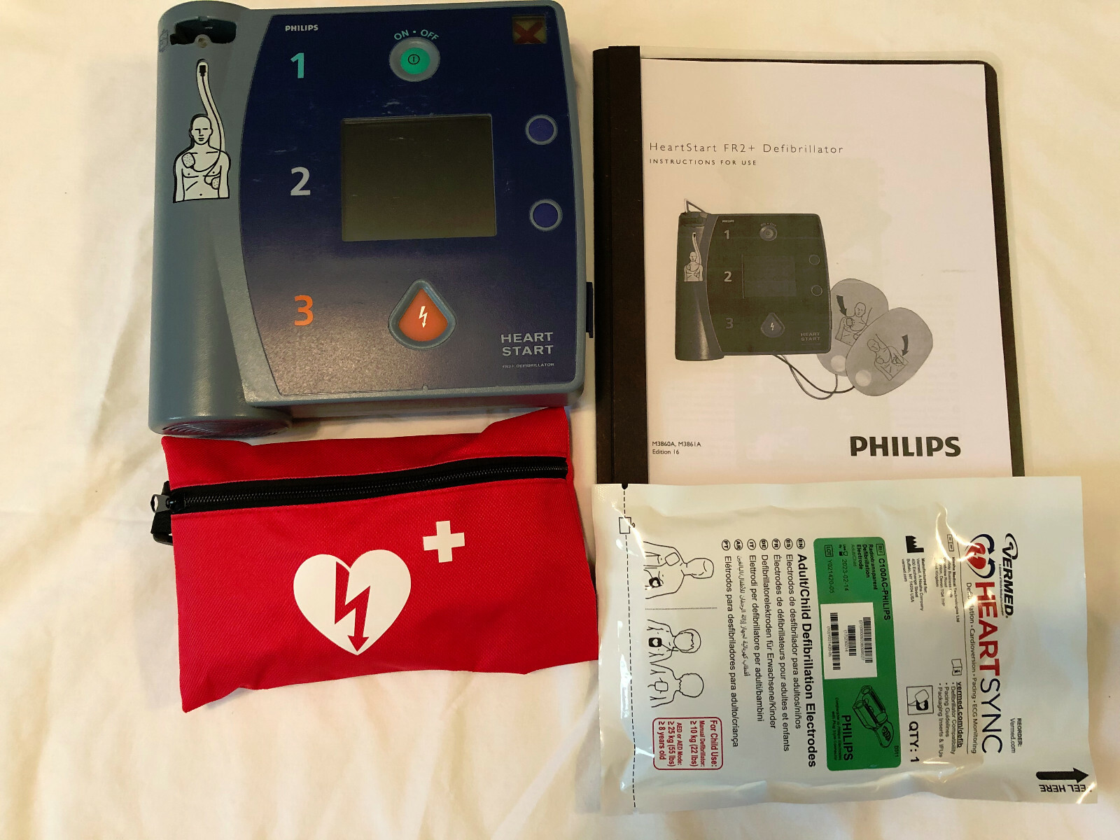 Philips Heartstart Aed Home Defibrillator Model M5068a For Sale Online Ebay