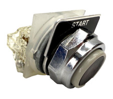SQUARED KA1 9001 - Black Start Button - Contact Block A600-Q600
