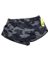 Women's Tulip Camo Print Run Shorts 2" - All in Motion, Charcoal Gray, XL