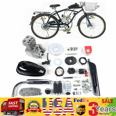 #ad #ad 2 Stroke 100cc Bicycle Motor Bike Motorized Petrol Gas Engine Set CDI $160.57