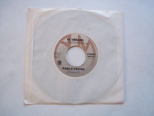 PABLO CRUISE - A Place In The Sun / El Verano - 45 RPM 7" Record 1977 A&M - Picture 2 of 6