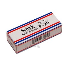 Schick Proline Blade Long Blade Set of 20 Sheets P-20 Commercial spare blades