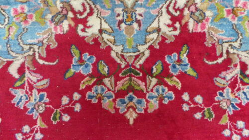 Large Persain Carpet Rug Hand Made Wool Vintage Living Room 13ft 7" x 9ft 10" - Picture 13 of 15