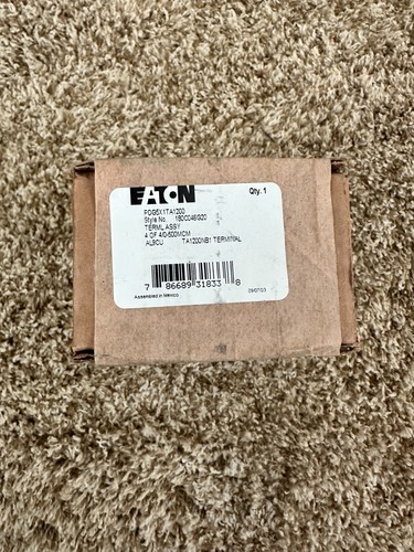 Eaton PDG5X1TA1200 Terminal Block brand new SEALED