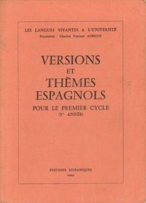 Versions et thèmes espagnols pour le ... - Collectif - V212708