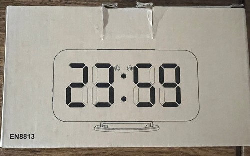 SZELAM Digital Clock Large Display, LED Alarm Clocks - NEW - Picture 2 of 3