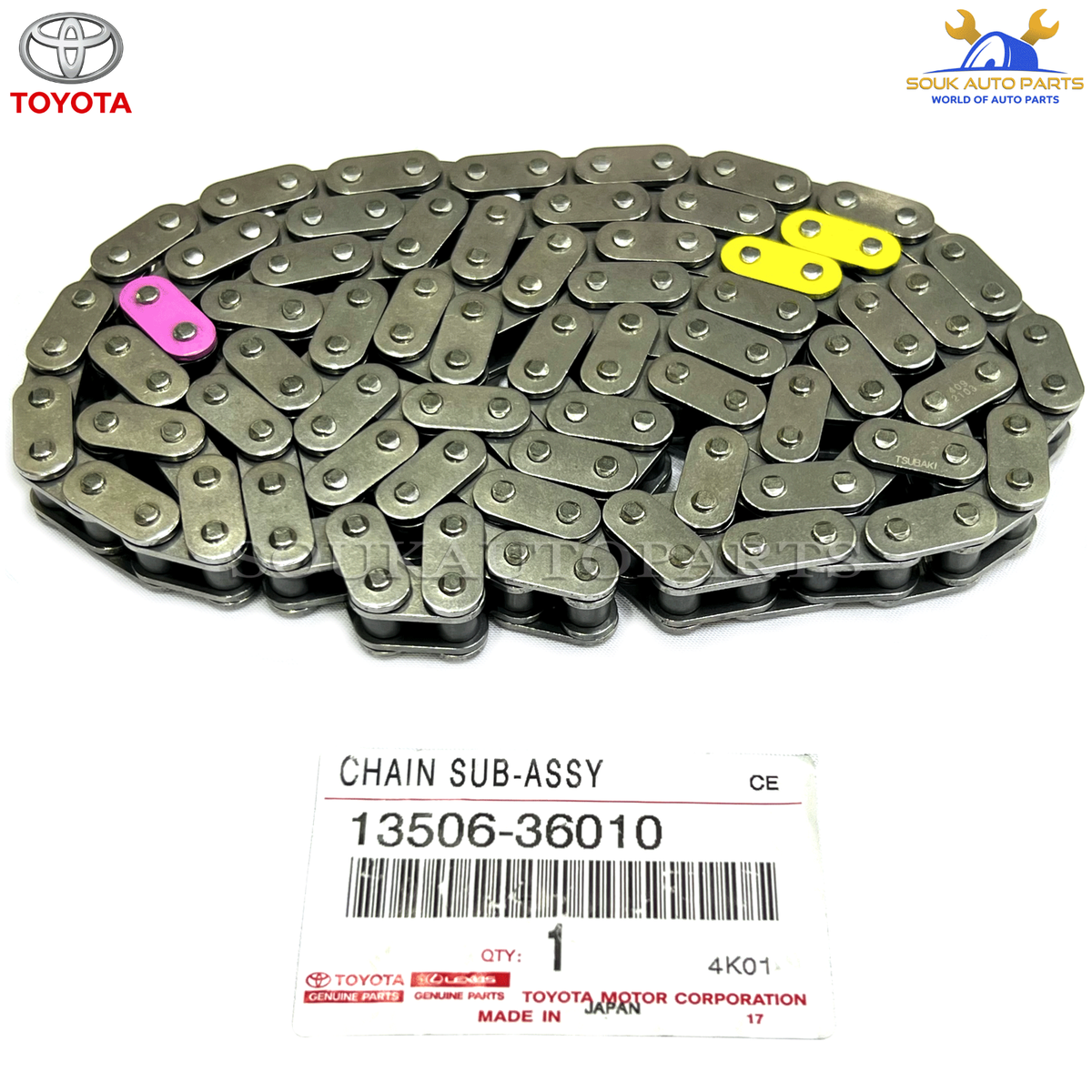13506-36010 Genuine Toyota CHAIN SUB-ASSY RAV4 HARRIER Lexus ES350