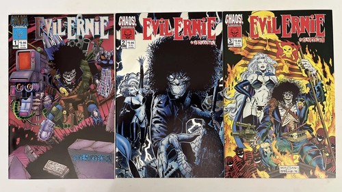 Evil Ernie La Resurrezione 1 2 e 3 Caos! Fumetti 1993 Quesada & Palmiotti LOOK - Foto 1 di 7