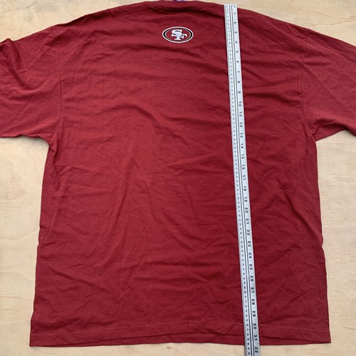 Deadstock NOS San Francisco 49ers NFL Red VTG Shirt XL On Field Apparel Y2K - Picture 5 of 6