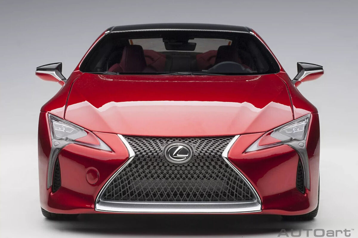 1:18 LEXUS LC 500 (RADIANT RED METALLIC/DARK ROSE INTERIOR 1:18 LEXUS LC 500 (RADIANT RED METALLIC/DARK ROSE INTERIOR