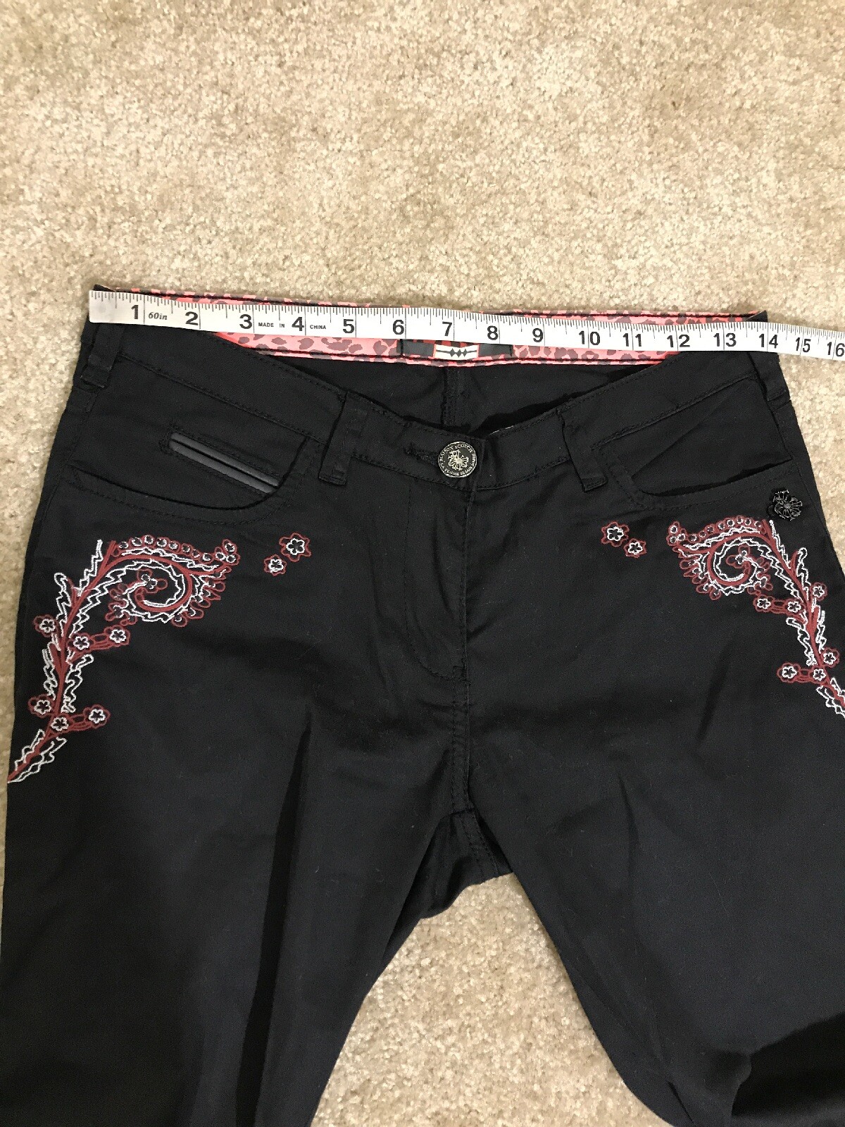 Pantalon Chino Skinny Maison Scotch Femme - Taille W25 L32, Kaki, Neuf Avec Étiquettes