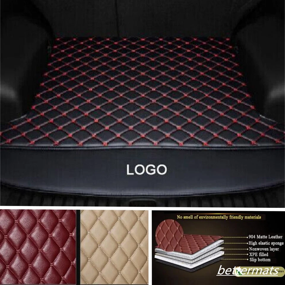 For Mercedes-Benz All Models Car Trunk Mats Boot Liner Cargo Carpets Rear Pads - Image 2 of 4