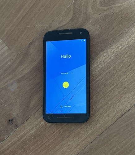 Motorola Moto G 3rd Gen XT1541 Cracked Glass - Fully Functional - For Parts - Black