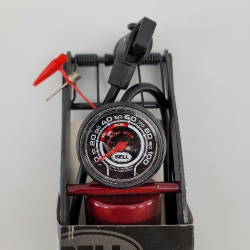 BELL AirBlaster 500 High Volume Foot Air Pump with Gauge - Bike Sports - Up to 1