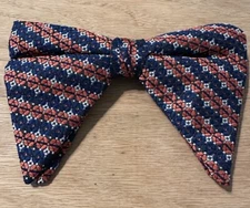 Royal Designer Men's Oversized Pointed Bow Tie Clip Wedding