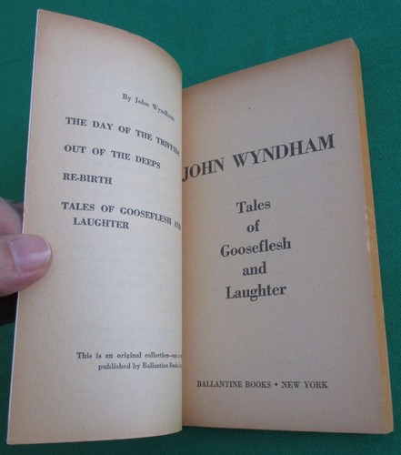 2 John Wyndham Taschenbücher Unendlicher Moment & Geschichten von Gänsefleisch & Lachen - Bild 12 von 19