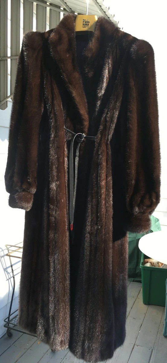 Blackglama Mink Size 10 12 Full Length Steven Corn Furs eBay